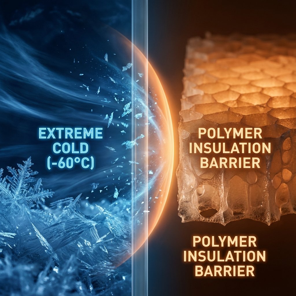 Polymers in the Deep Freeze: Science of Survival in Extreme Cold