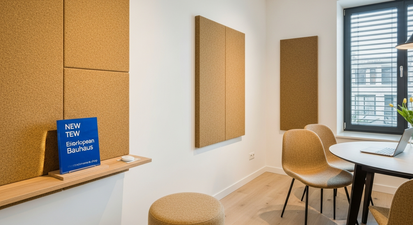 Hempforma projekto apžvalga – NEB prizas, kanapių akustinės plokštės ir tvari dizaino vertybės.