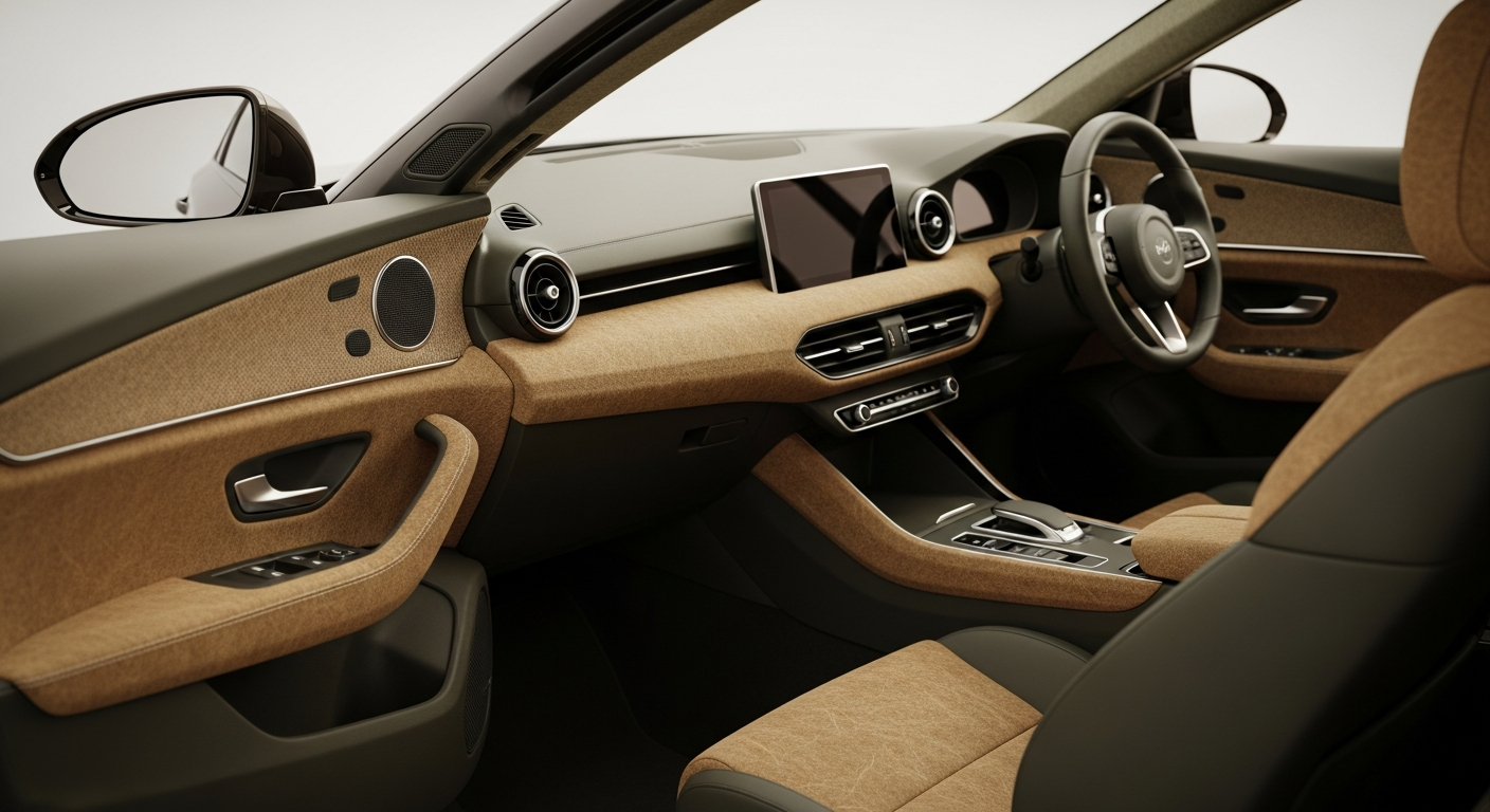 Kanapių pluošto naudojimas automobilių komponentuose. BMW, Mercedes ir kitų gamintojų patirtis.